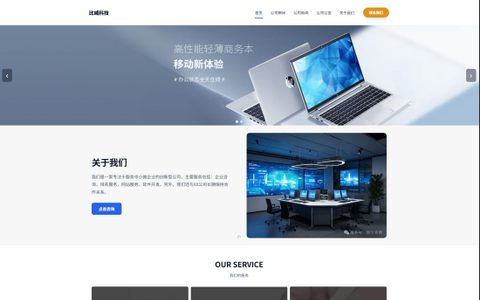 科技企业风格预览